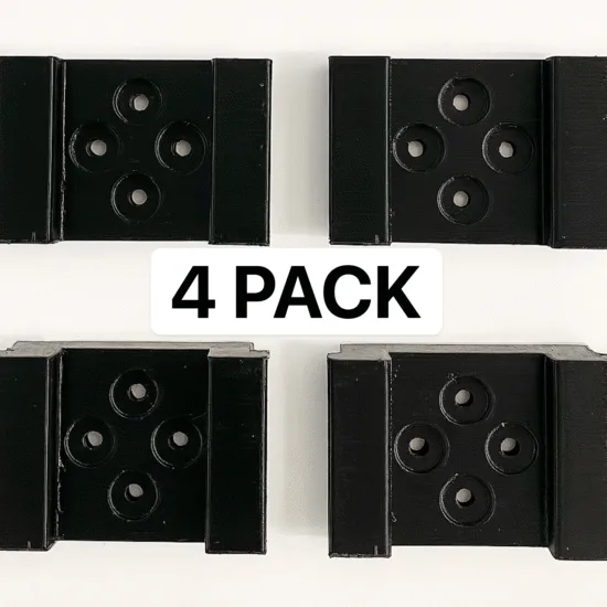 EGO Wall Battery Mount Only - Allows Mounting Ego Batteries on a Wall (4 PACK)