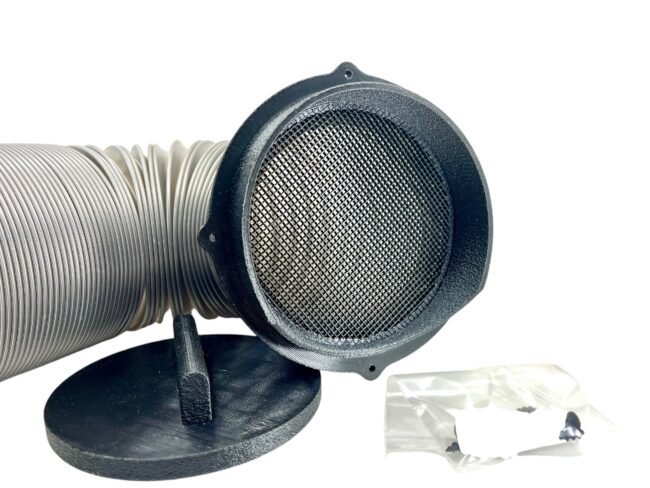 ECOFLOW Wave 2 & 3 Outside Wall Plate Mount Rain Vent Grill for 6" Exhaust or 5in Hoses/Ducts. - Image 10