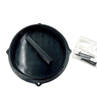 ECOFLOW Wave 2 & 3 Outside Wall Plate Mount Rain Vent Grill for 6" Exhaust or 5in Hoses/Ducts. - 6in