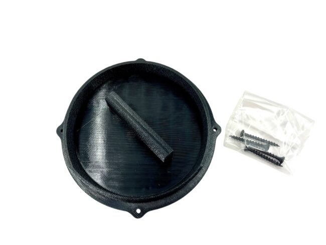 ECOFLOW Wave 2 & 3 Outside Wall Plate Mount Rain Vent Grill for 6" Exhaust or 5in Hoses/Ducts. - Image 3