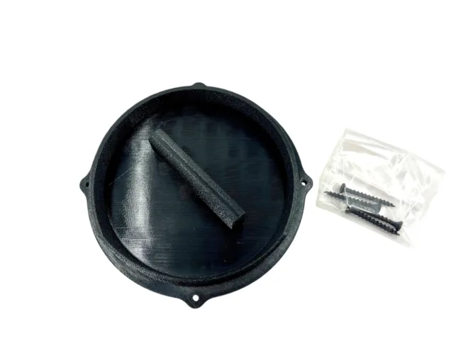 ECOFLOW Wave 2 & 3 Outside Wall Plate Mount Rain Vent Grill for 6" Exhaust or 5in Hoses/Ducts. - Image 5
