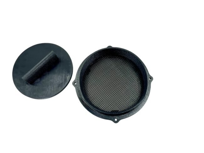 ECOFLOW Wave 2 & 3 Outside Wall Plate Mount Rain Vent Grill for 6" Exhaust or 5in Hoses/Ducts. - Image 6
