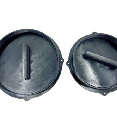 ECOFLOW Wave 2 & 3 Outside Wall Plate Mount Rain Vent Grill for 6" Exhaust or 5in Hoses/Ducts.