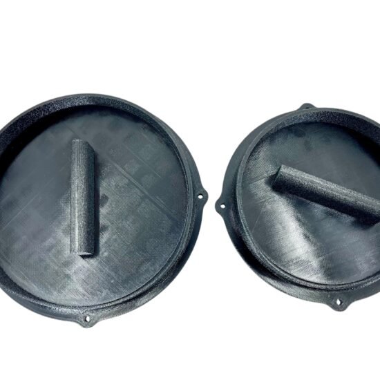 ECOFLOW Wave 2 & 3 Outside Wall Plate Mount Rain Vent Grill for 6" Exhaust or 5in Hoses/Ducts.