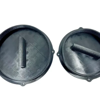 ECOFLOW Wave 2 & 3 Outside Wall Plate Mount Rain Vent Grill for 6" Exhaust or 5in Hoses/Ducts.