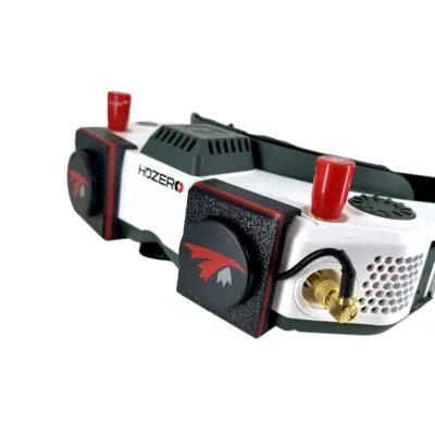 TrueRC x-air 5.8 MK II patch antennas mount HDZero Googles FPV - Much better Snap Mounting Solution