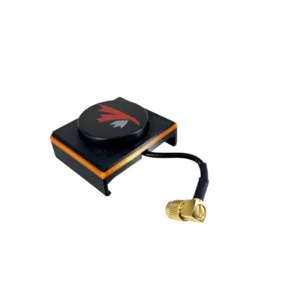 Alternative view of TrueRC x-air 5.8 MK II patch antennas mount HDZero Googles FPV - Much better Snap Mounting Solution