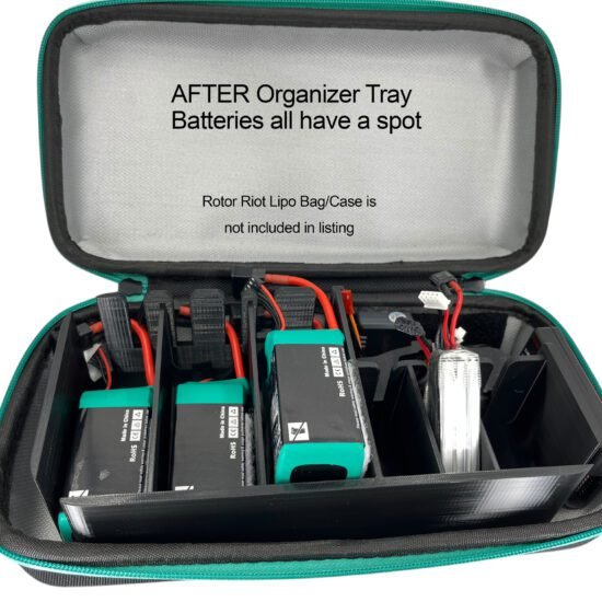 Rotor Riot FPV Drone - RC LiPo Battery Bag 2 Organization Tray (LiPo Bag not included)