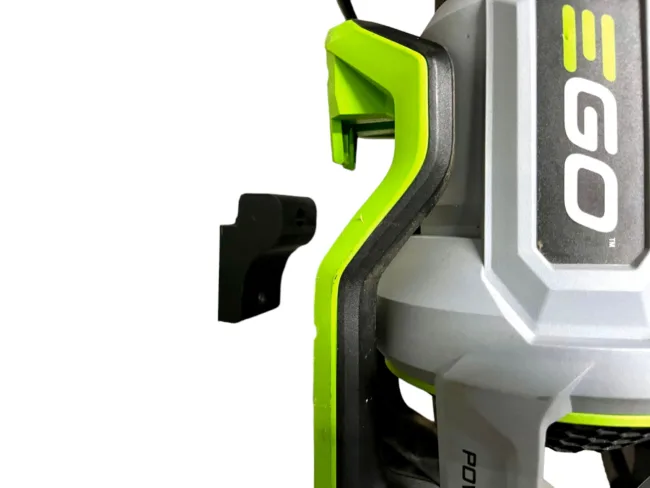 EGO 530, 615, 650, 670, 765, 880 Leaf Blower Wall Tool Mount - Allows vertical mounting of Ego Blowers with Battery Attached