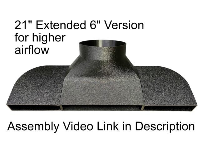 Under Garage Door 2x4 Seal Exhaust Smoke Laser Duct Shroud 1.5in in Height - Image 7