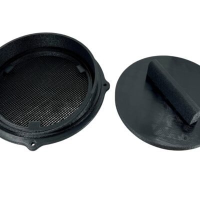ECOFLOW Wave 2 & 3 Outside Wall Plate Mount Rain Vent Grill for 5in Hose Front Mount (Overlander Special) - 6in