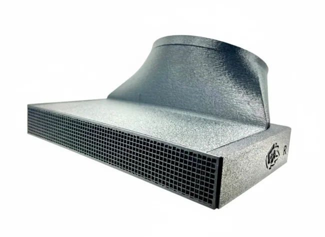 Under Garage Door Seal Exhaust Smoke Laser Portable AC Duct Shroud 1.5in in Height - Image 2