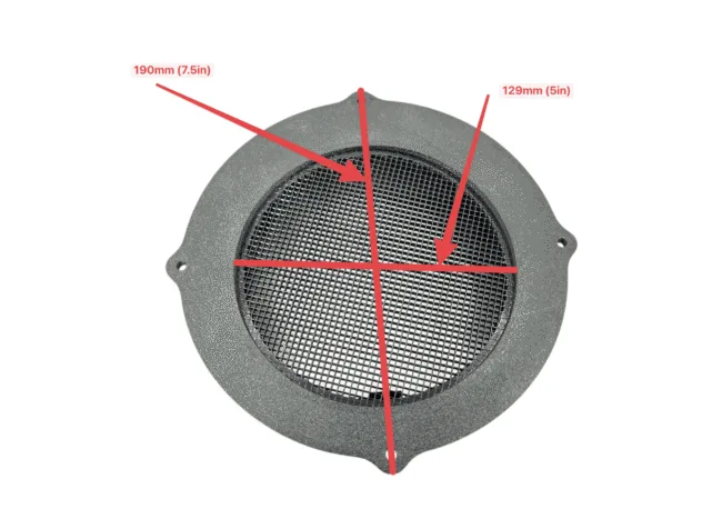 ECOFLOW Wave 2 & 3 Outside Wall Plate Mount Rain Vent Grill for 5in Hose Front Mount (Overlander Special) - Image 5