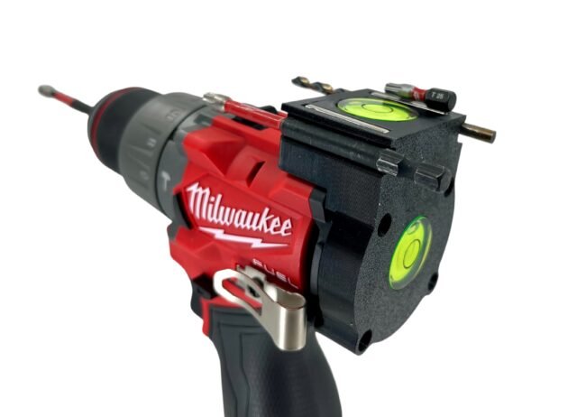 Milwaukee M12 Fuel Drill combo level attachment for quick attachment bubble level 3404-20. Includes Screws! - Image 2