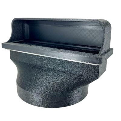 ECOFLOW Wave 2 & 3 Outside Wall Plate to Square Mount Rain Vent Grill for 6" Exhaust or 5in Hoses/Ducts For Campers, Shells, Toppers