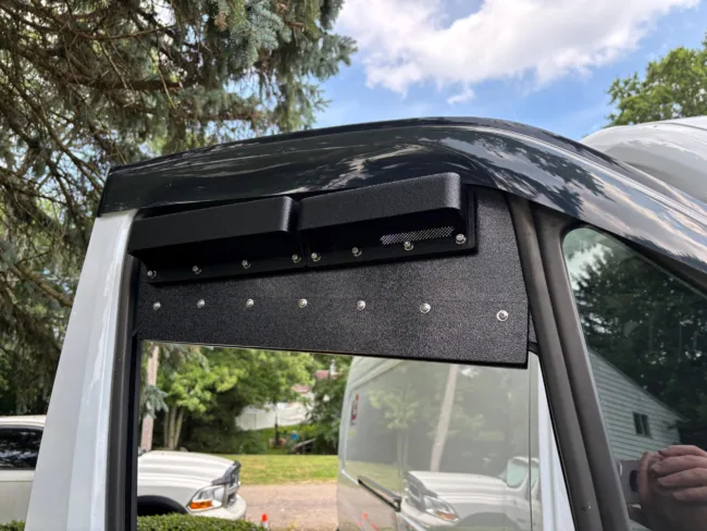 ECOFLOW Wave 2 & 3 Outside Wall Plate to Square Mount Rain Vent Grill for 6" Exhaust or 5in Hoses/Ducts For Campers, Shells, Toppers - Image 8