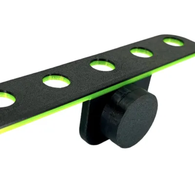 Alternative view of Magnetic narrow coral frag racks -(great for smaller nano tanks!) - Neon Green or Orange