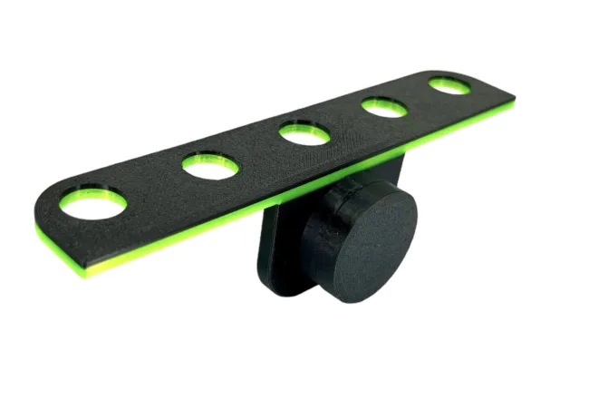 Magnetic narrow coral frag racks -(great for smaller nano tanks!) - Neon Green or Orange - Image 2