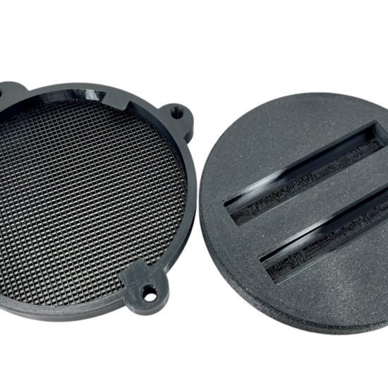 ECOFLOW Wave 2 & 3 Wall Plate Mount for 5in/6" Intake Hose/Duct with Filter/Cap