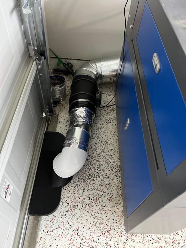 Extended Flow Under Garage Duct with AC Infinity Fans 2 randy