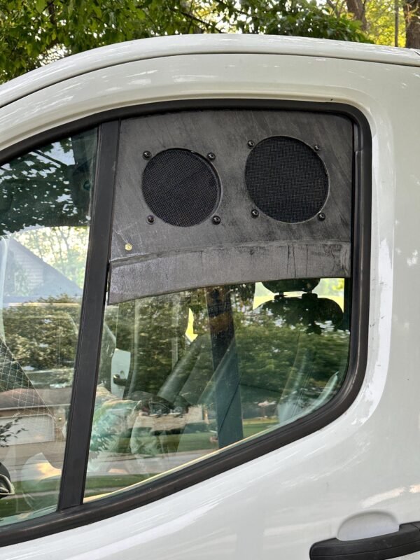 Ford Passenger Van Converted Camper Van Ecoflow Wave Window Mount 2 van