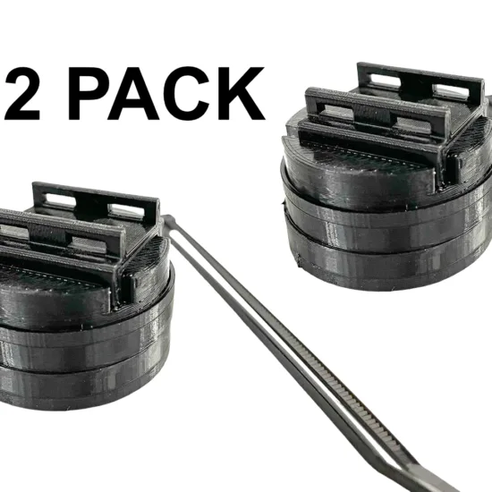 Magnet Cable Tie Mounts (2 Pack). Holds cables nice and tidy against tank wall.
