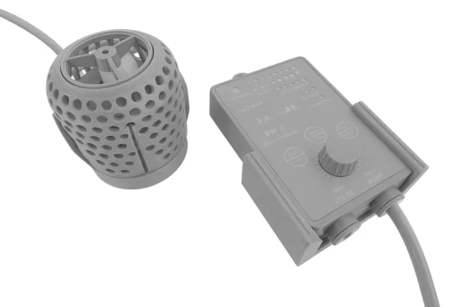 Jebao SW2 or SW-4 Wave maker Power Head Guard & Wall Mount Bracket - Digital STL