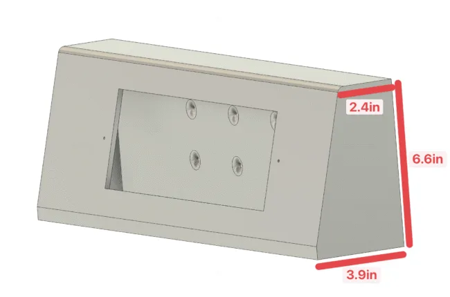 Baseboard Adapter Enclosure for Flair 4"x12" Smart Vent - Convert your Baseboard into a Smart Vent! - Image 3