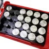 Milwaukee Packout Slim Compact Silver Eagle Tray - Holds 264 1oz Coins! Stackable 2 Photoroom 004 20251012 152529