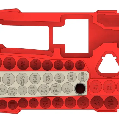 Alternative view of Milwaukee Packout M12 3/8" Ratchet Driver (Model 2457-20) & Socket Shockwave Insert For Packout Container Model 48-22-8435