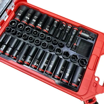 Milwaukee Packout Insert Tray for 3/8 inch 43-Piece Impact Shockwave Socket 49-66-7009 Insert For Packout Container Model 48-22-8436