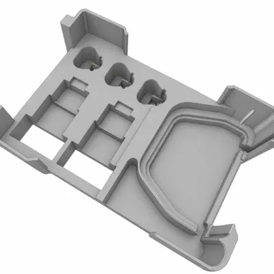 Milwaukee Packout M12 Battery & Charger Insert For Packout Container Model 48-22-8435 - DIGITAL STL