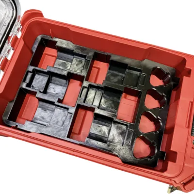 Alternative view of Milwaukee Packout M12 Battery Holder Insert Tray For Packout Container Model 48-22-8435 Stackable