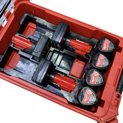 Milwaukee Packout M12 Battery Holder Insert Tray For Packout Container Model 48-22-8435 Stackable