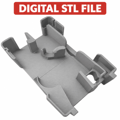 Milwaukee Packout Insert Tray for M12 Hackzall Hacksaw (Models 2420-20 Gen1 or 2520-20 Gen2) Saws Tray For Packout Model 48-22-8435 - DIGITAL STL