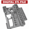 Milwaukee Packout M12 3/8" Ratchet Driver (Model 2457-20 + 2567-20 High Speed) & Socket Shockwave Insert For Packout Container Model 48-22-8435 - DIGITAL STL 1 exec 12ab89dd f879 4cbb ace0 b7d685b91efe