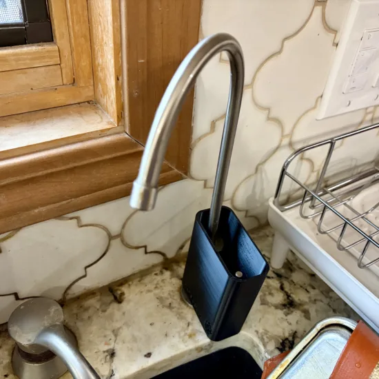 RO Faucet Lock - Child & Cat Proof, Quick Release