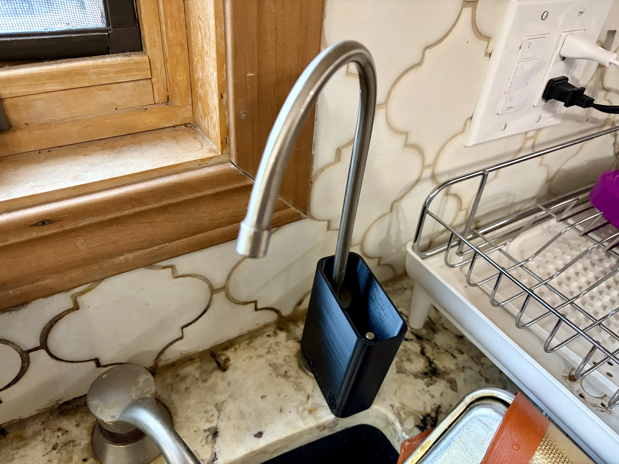 RO Faucet Lock - Child & Cat Proof, Quick Release 2 RO Faucet Lock - Child & Cat Proof, Quick Release