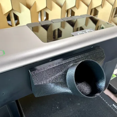 Alternative view of EufyMake E1 UV Printer Fume Extractor - 4-Inch Odor Eliminator Adapter - Digital STL