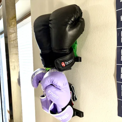 Home Gym Shelf Wall Bracket: Tonal & Boxing Glove Organizer Storage