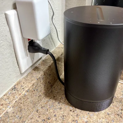 Sonos Era 100 Cord Hiding organization Management Clean Looking Base 14 IMG 1097