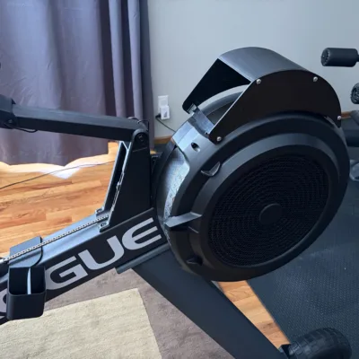 Rower Air Fan Shroud Bracket for Rogue Echo Rower. Creates airflow from the Rower Fan for a Breeze! 11 IMG 1669