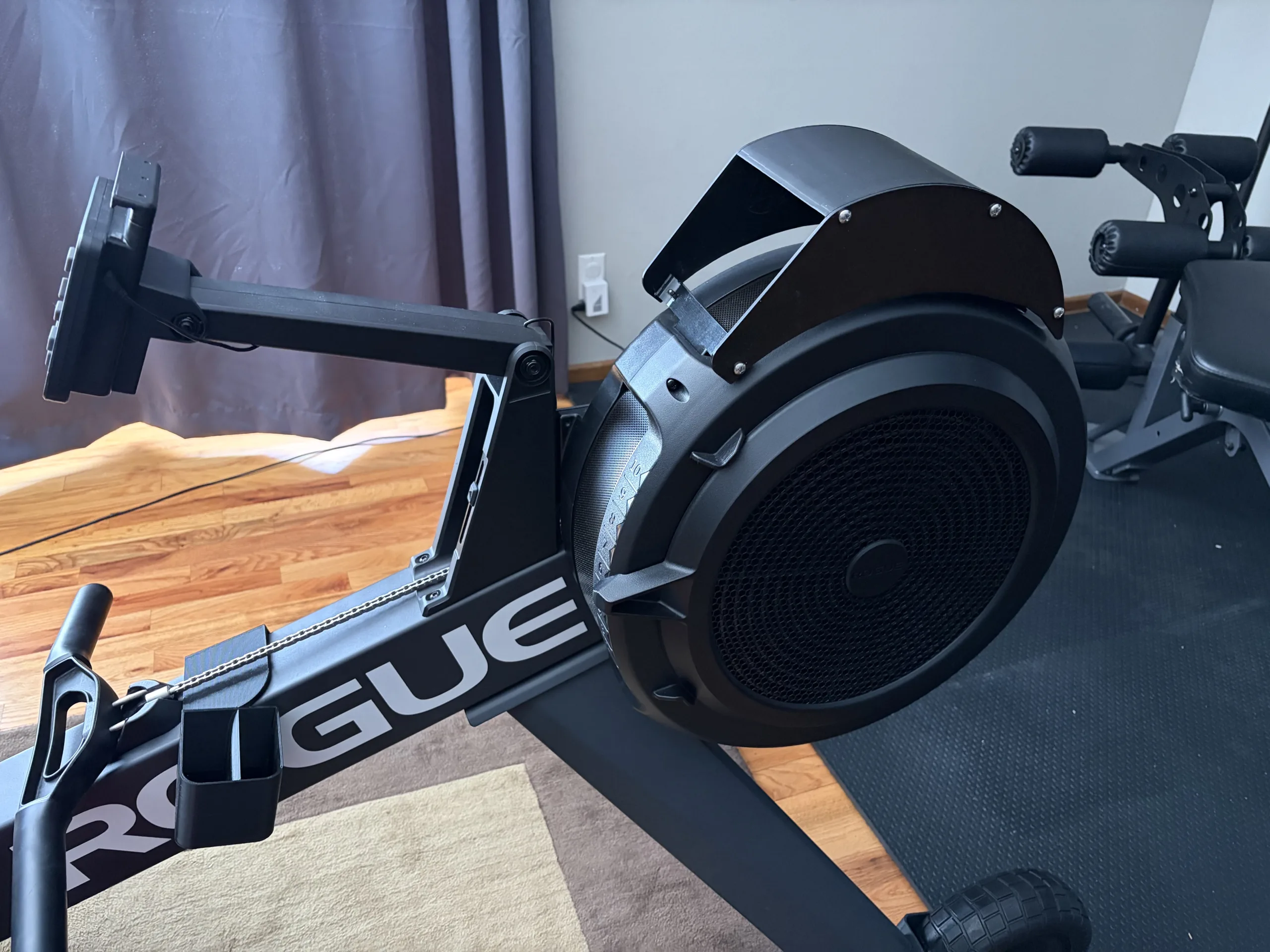 Rower Air Fan Shroud Bracket for Rogue Echo Rower. Creates airflow from the Rower Fan for a Breeze! 6 Rower Air Fan Shroud Bracket for Rogue Echo Rower. Creates airflow from the Rower Fan for a Breeze! - Image 5