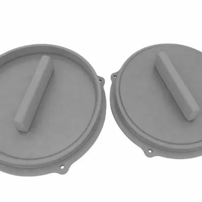 ECOFLOW Wave 2 & 3 Outside Wall Plate Mount Rain Vent Grill for 5in Hose Front Mount (Overlander Special) BOTH 5 & 6in - DIGITAL STL