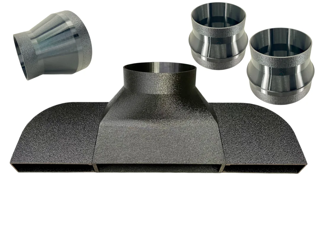 FAQ 193 Under Garage Door Seal Narrow Vent Exhaust Smoke Laser Portable AC Duct Shroud 1.5in in Height - Perfect for HOAs!