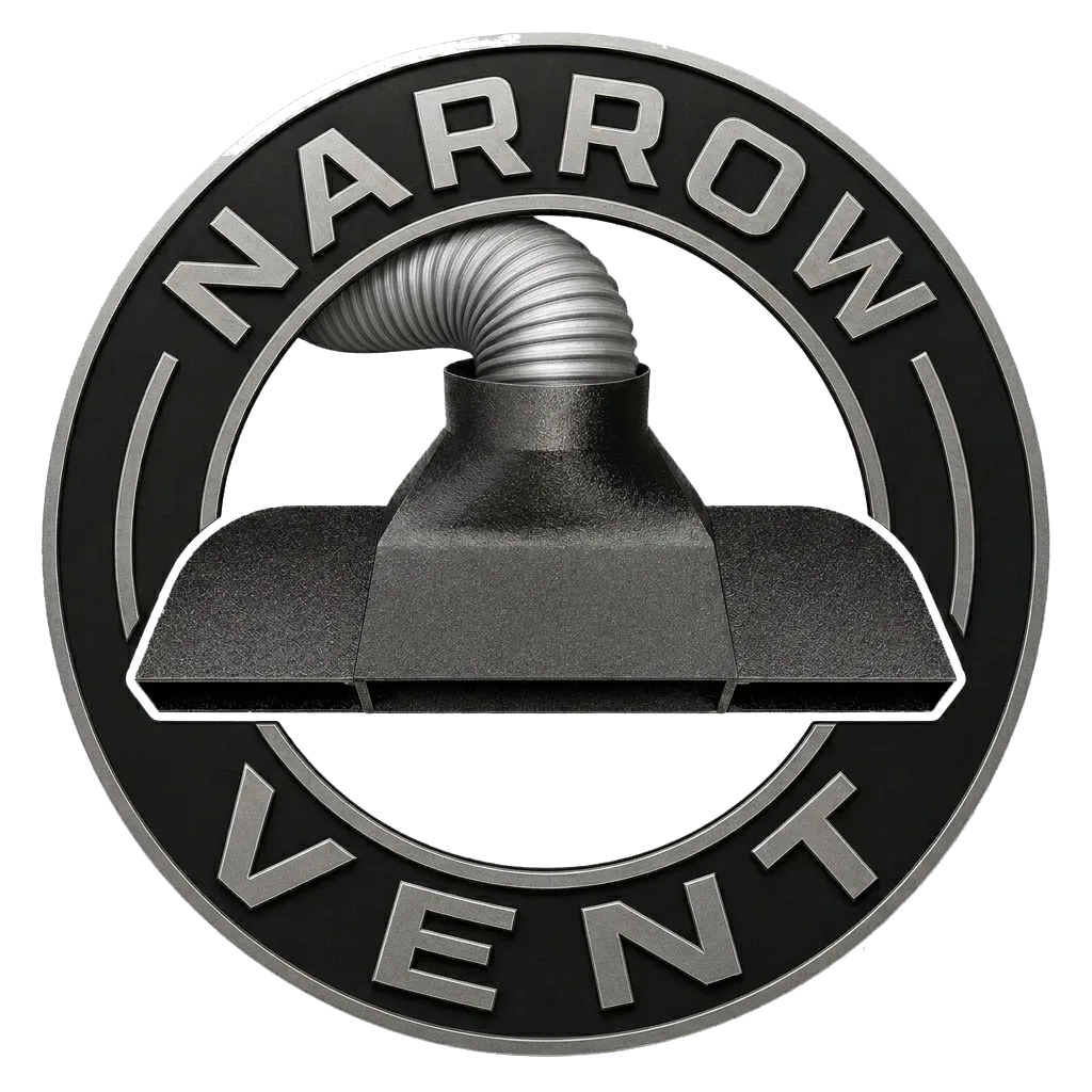 Under Garage Door Seal Narrow Vent Exhaust Smoke Laser Portable AC Duct Shroud 1.5in in Height - Perfect for HOAs! - Image 2