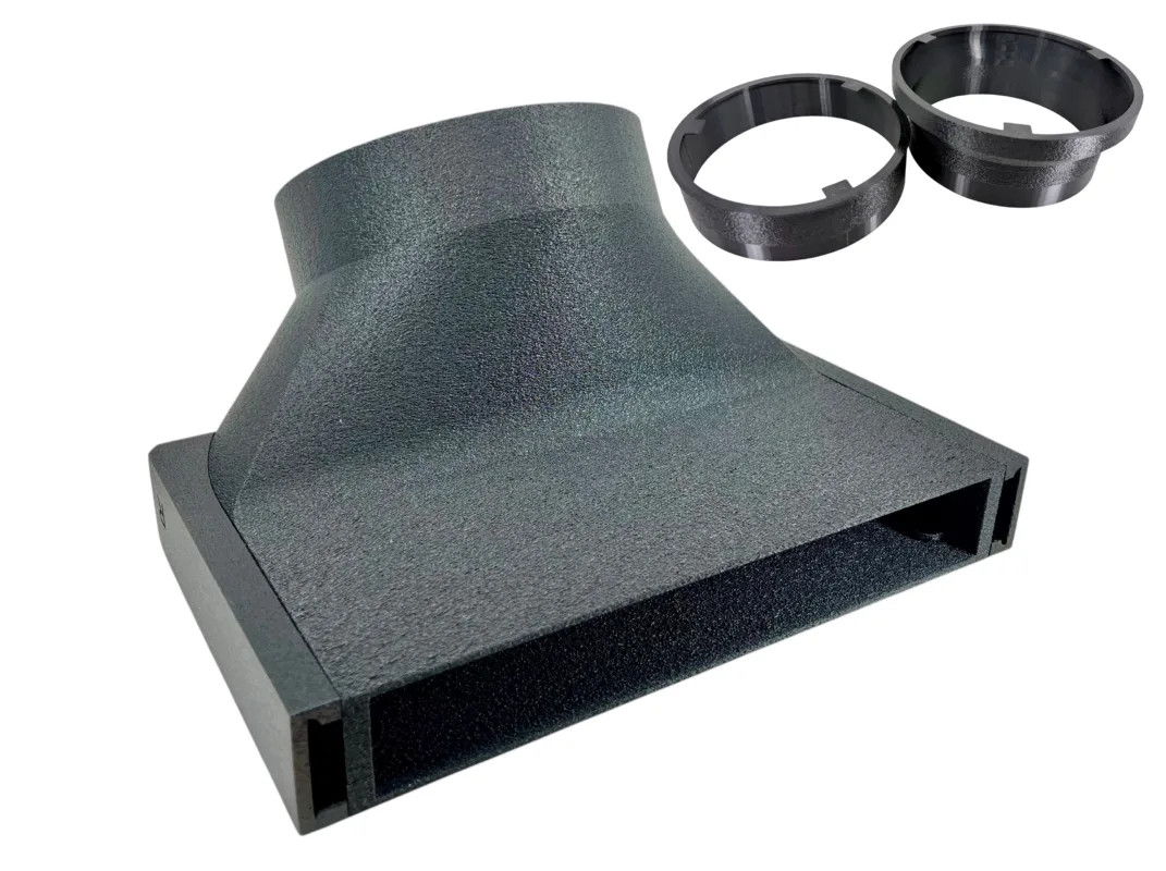 FAQ 194 Under Garage Door Seal Narrow Vent Exhaust Smoke Laser Portable AC Duct Shroud 1.5in in Height - Perfect for HOAs!