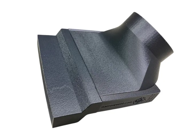 Under Garage Door Narrow Vent Front 1 Inch Step Down Extender