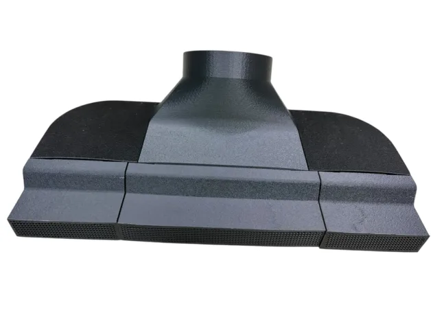 Under Garage Door Narrow Vent Front 1 Inch Step Down Extender