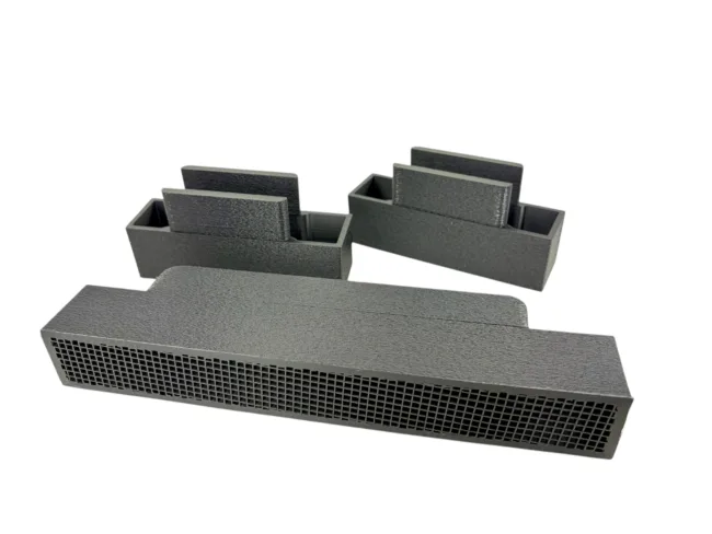 Under Garage Door Narrow Vent Front Extender Adapter